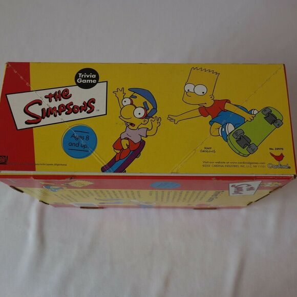 The Simpson's Trivia Board Game First Edition Set 2001 Complete! - Picture 3 of 5